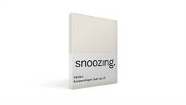 Snoozing taies d'oreiller coton 57 fils (lot de 2)