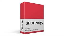 Snoozing drap-housse grand bonnet coton 57 fils