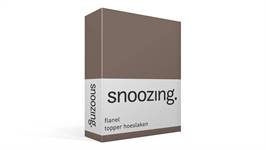 Snoozing drap-housse surmatelas flanelle