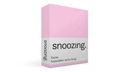 Snoozing drap-housse grand bonnet flanelle