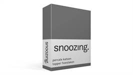 Snoozing drap-housse surmatelas en percale de coton