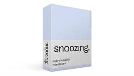 Snoozing drap-housse satin