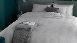 Beddinghouse Givre housse de couette en flanelle gris clair