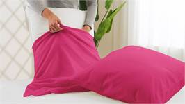 Snoozing taies d'oreiller flanelle (lot de 2)