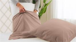 Snoozing taies d'oreiller flanelle (lot de 2)