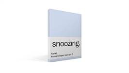 Snoozing taies d'oreiller flanelle (lot de 2)