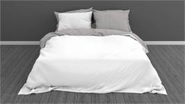 Snoozing Two Tone housse de couette en flanelle