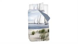 Snoozing Dunes housse de couette bleu
