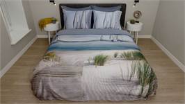 Snoozing Dunes housse de couette bleu