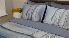 Snoozing Dunes housse de couette bleu