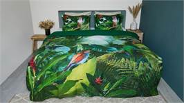 Snoozing Tropical Birds housse de couette en flanelle