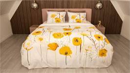 Snoozing Yellow Poppy  housse de couette
