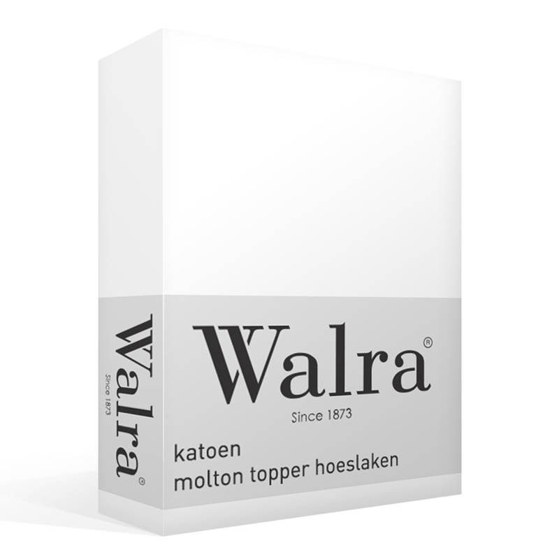 Walra drap-housse molleton coton pour surmatelas