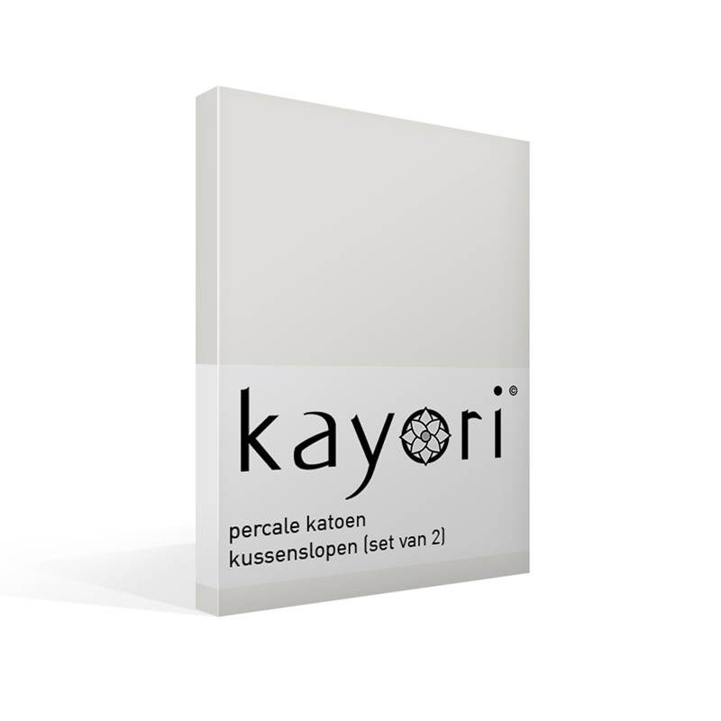 Kayori Shizu taies d’oreiller percale bio (lot de 2)