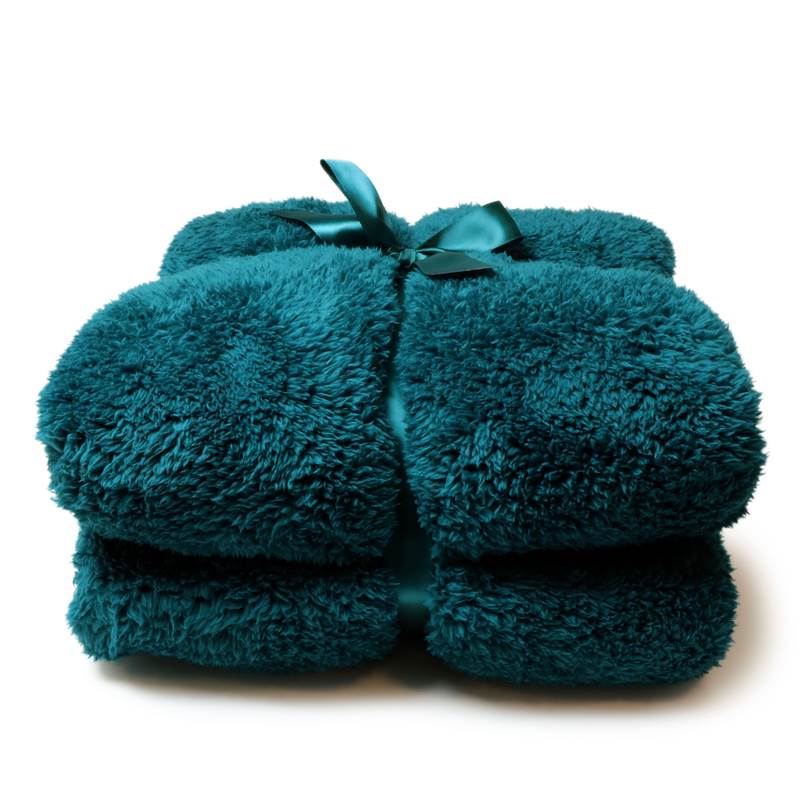 Unique Living Teddy plaid polaire