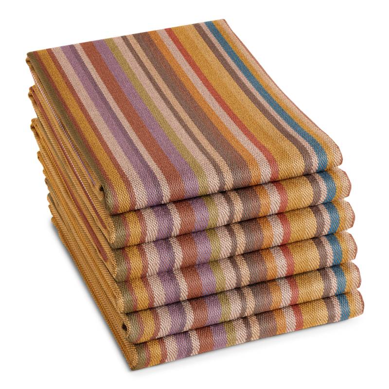 DDDDD Rayures torchon (lot de 6)