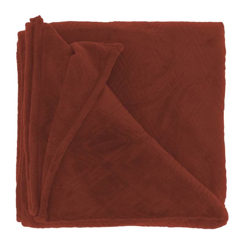 Unique Living Aube plaid polaire