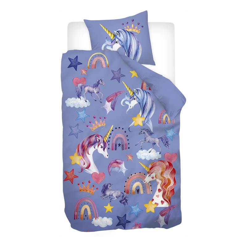 Snoozing Pays des Licornes housse de couette