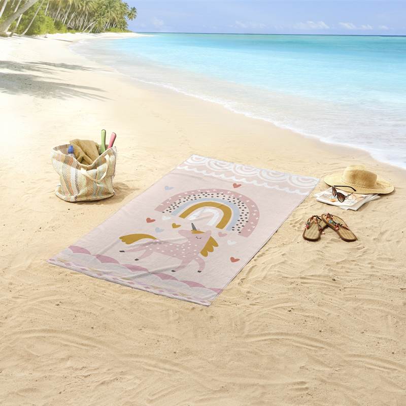 Good Morning Amour Licorne serviette de plage