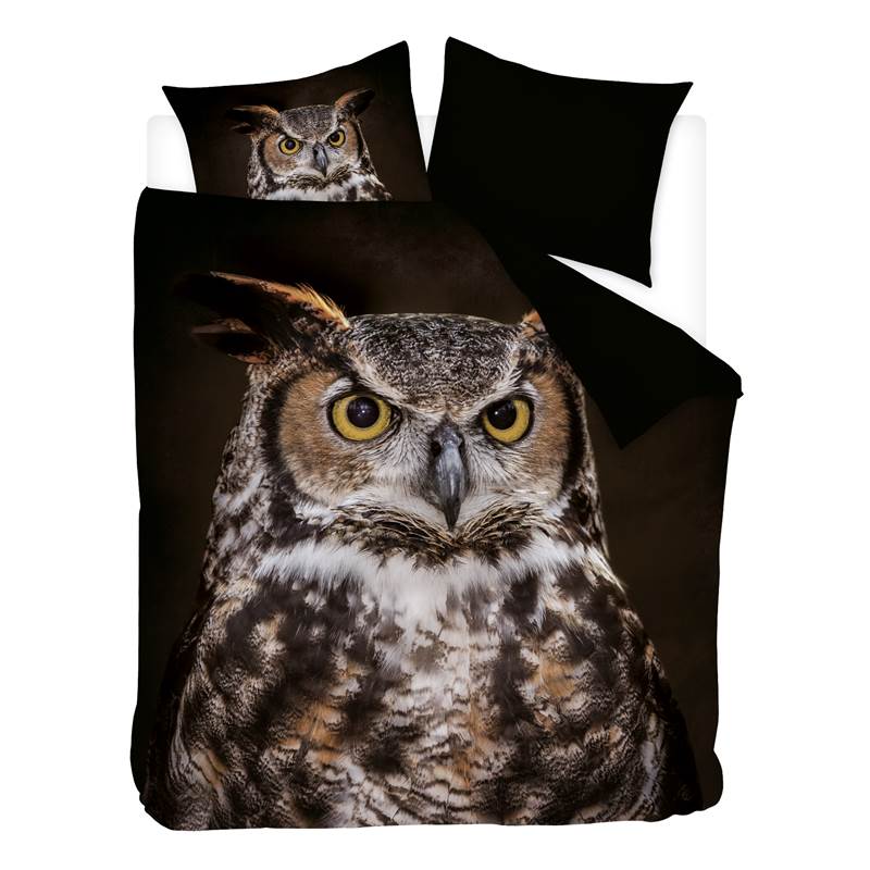 Snoozing Grand-Duc housse de couette 