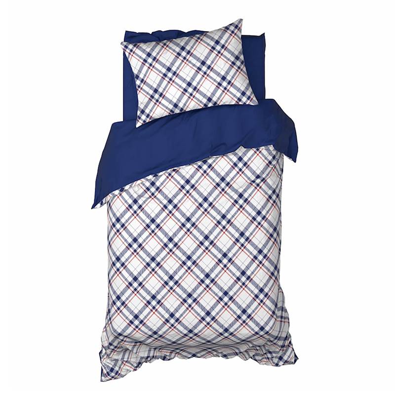 De Witte Lietaer Tartan housse de couette en flanelle