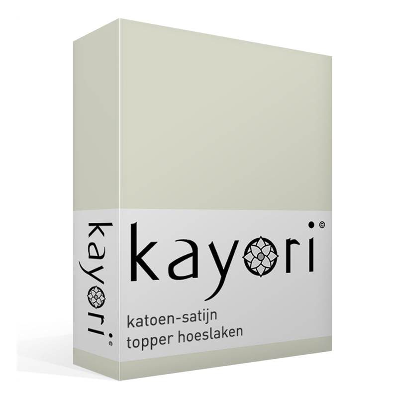 Kayori Edo drap housse surmatelas satin