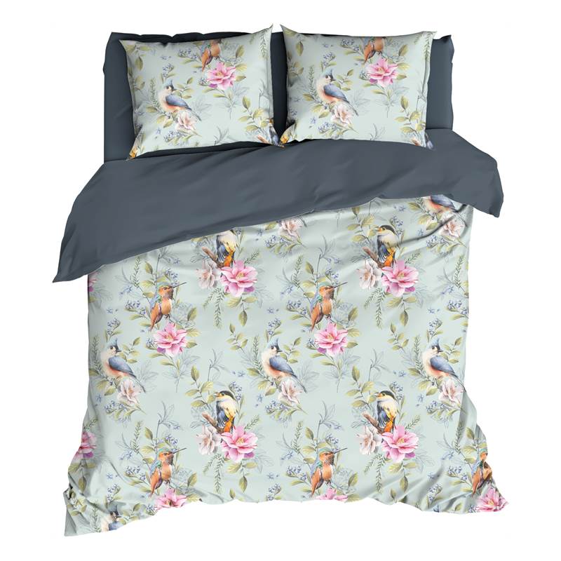 Satin d’Or Oiseaux Chanteurs housse de couette