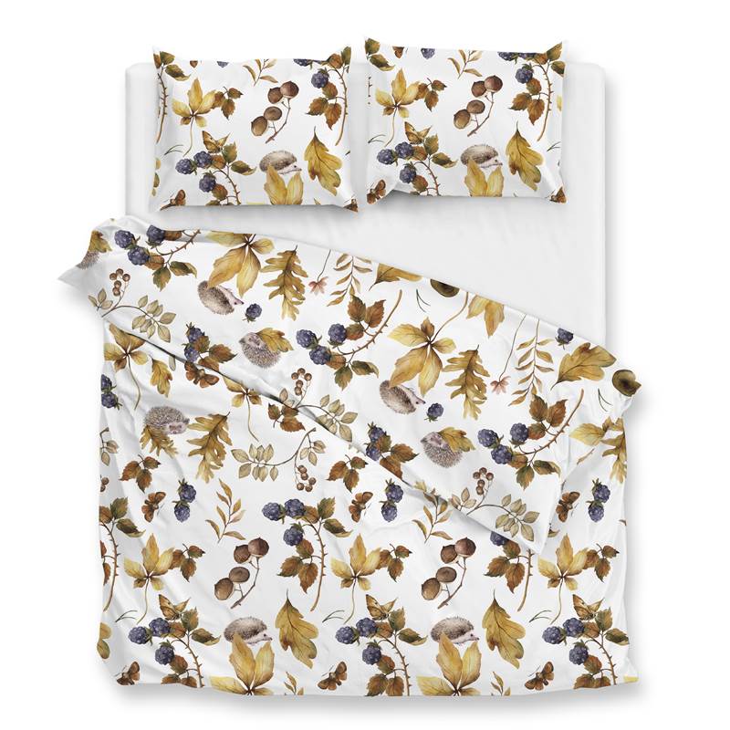 Zohome Castagno housse de couette en flanelle