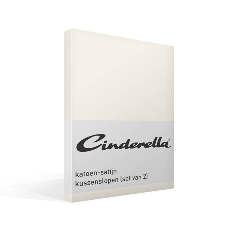 Cinderella taies d'oreiller satin (lot de 2)