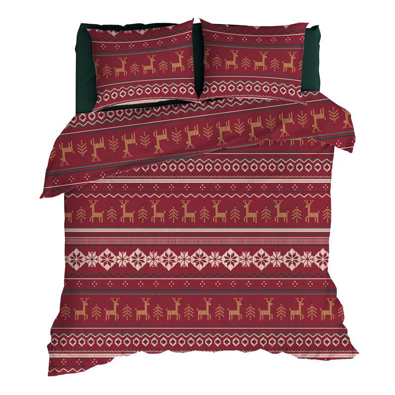 Romanette Noelle housse de couette en flanelle