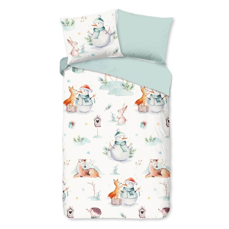 Good Morning Magicwinter housse de couette en flanelle