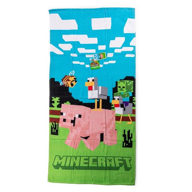 Minecraft serviette de plage