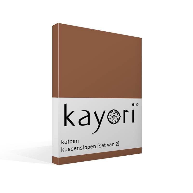 Kayori Kai taies d’oreiller coton 57 fils (lot de 2)