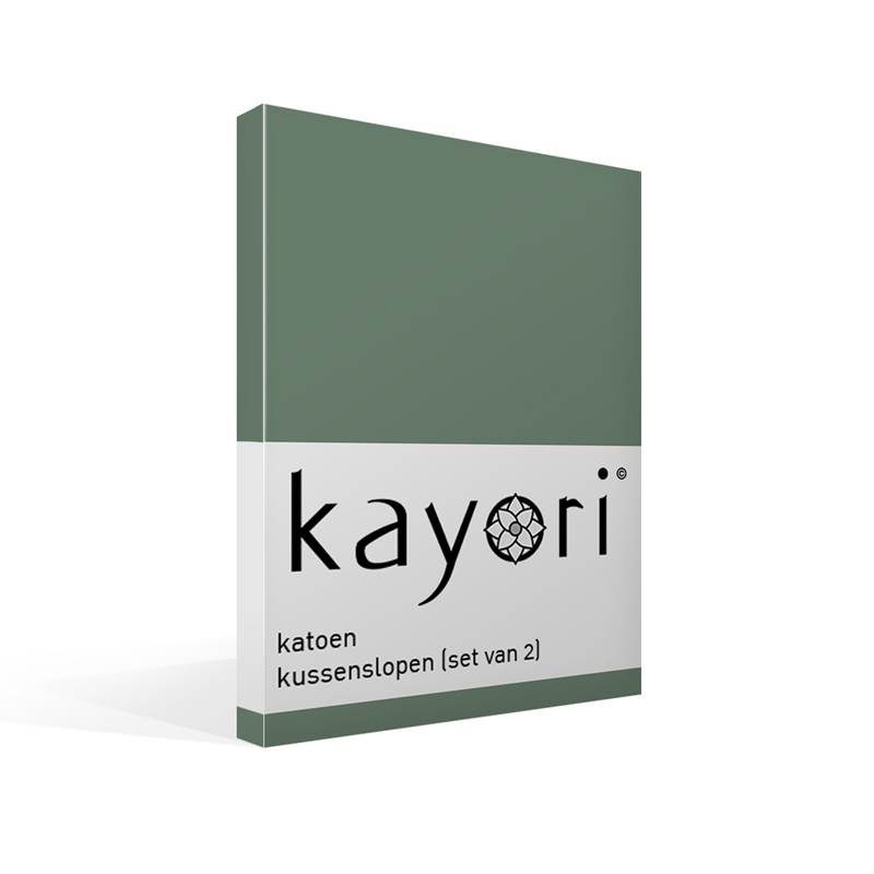 Kayori Kai taies d’oreiller coton 57 fils (lot de 2)