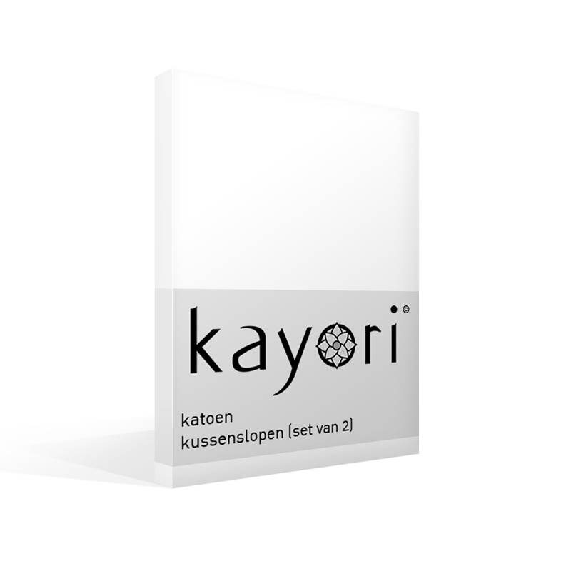 Kayori Kai taies d’oreiller coton 57 fils (lot de 2)