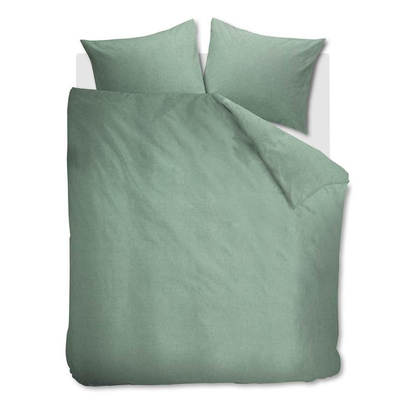 Snoozing Flanel Uni housse de couette en flanelle