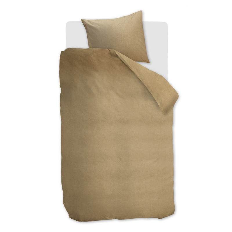 Snoozing Flanel Uni housse de couette en flanelle