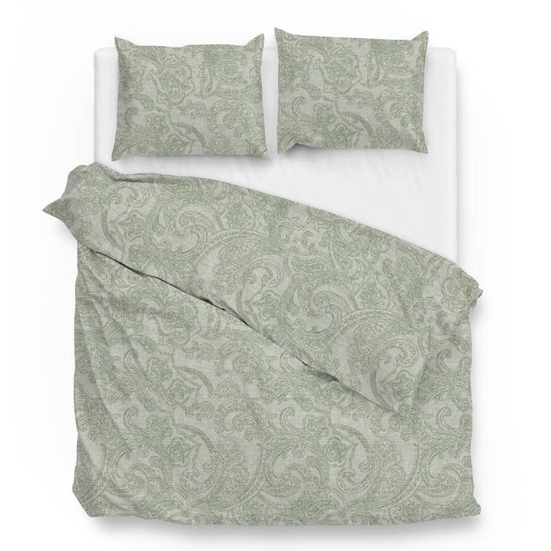 Zohome Paisley di Lino housse de couette