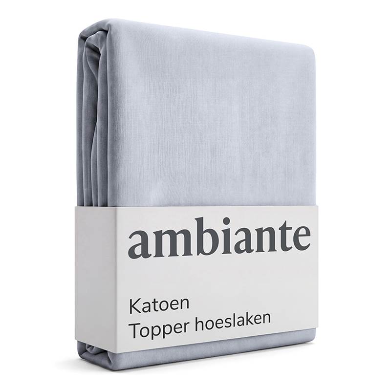 Ambiante Cotton Uni drap-housse surmatelas coton 57 fils