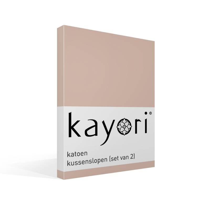 Kayori Kai taies d’oreiller coton 57 fils (lot de 2)