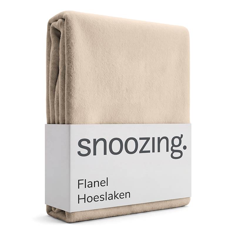 Snoozing drap-housse flanelle