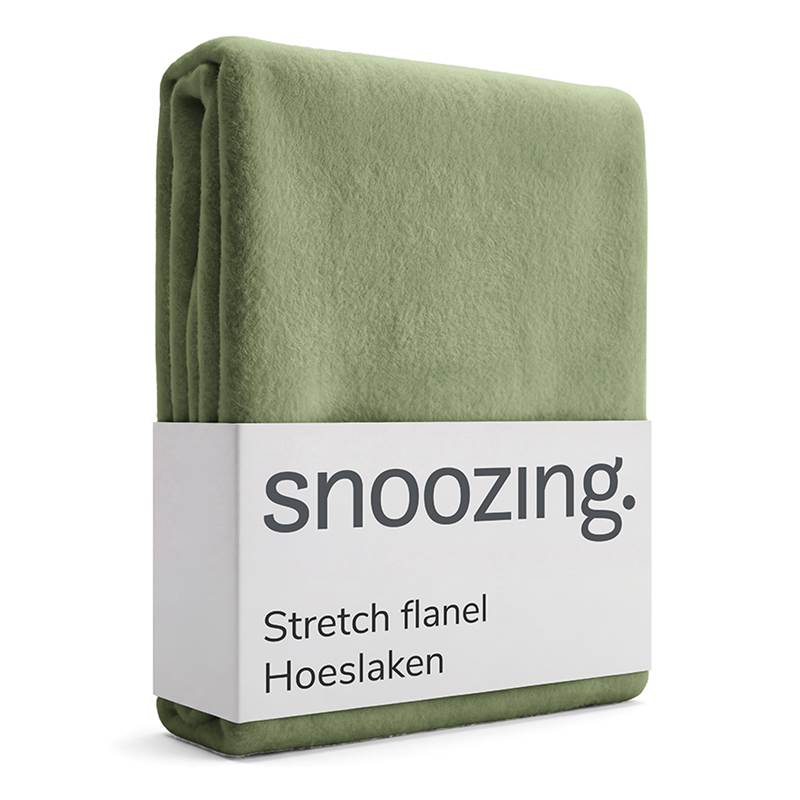 Snoozing drap-housse flanelle stretch
