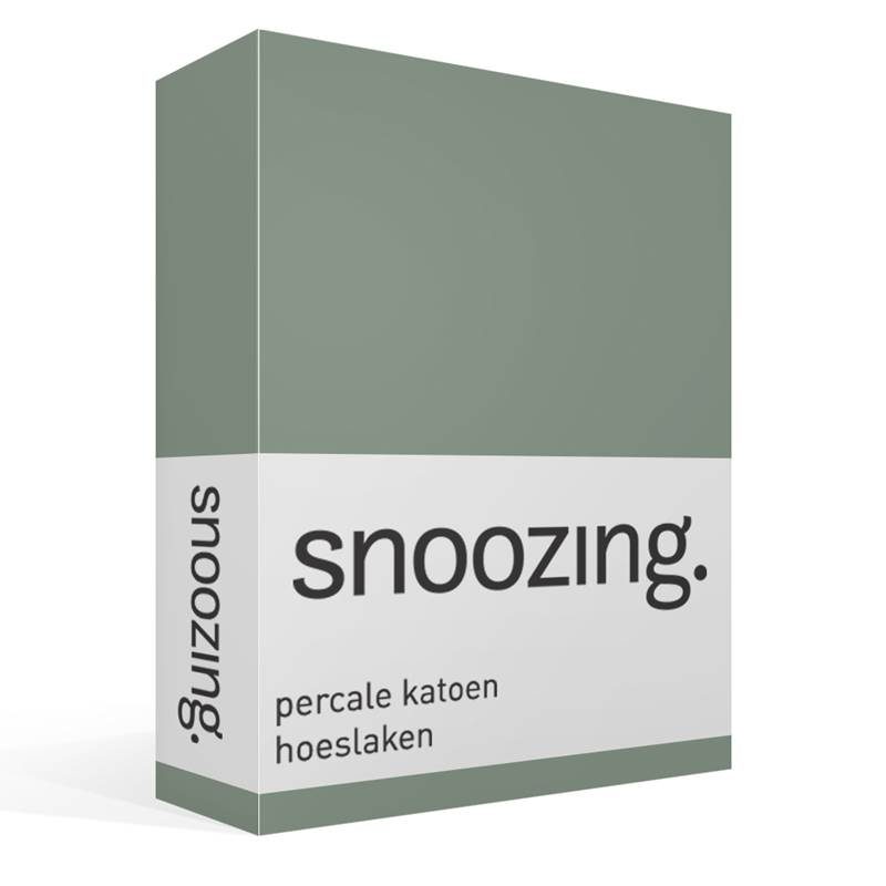 Snoozing drap-housse percale