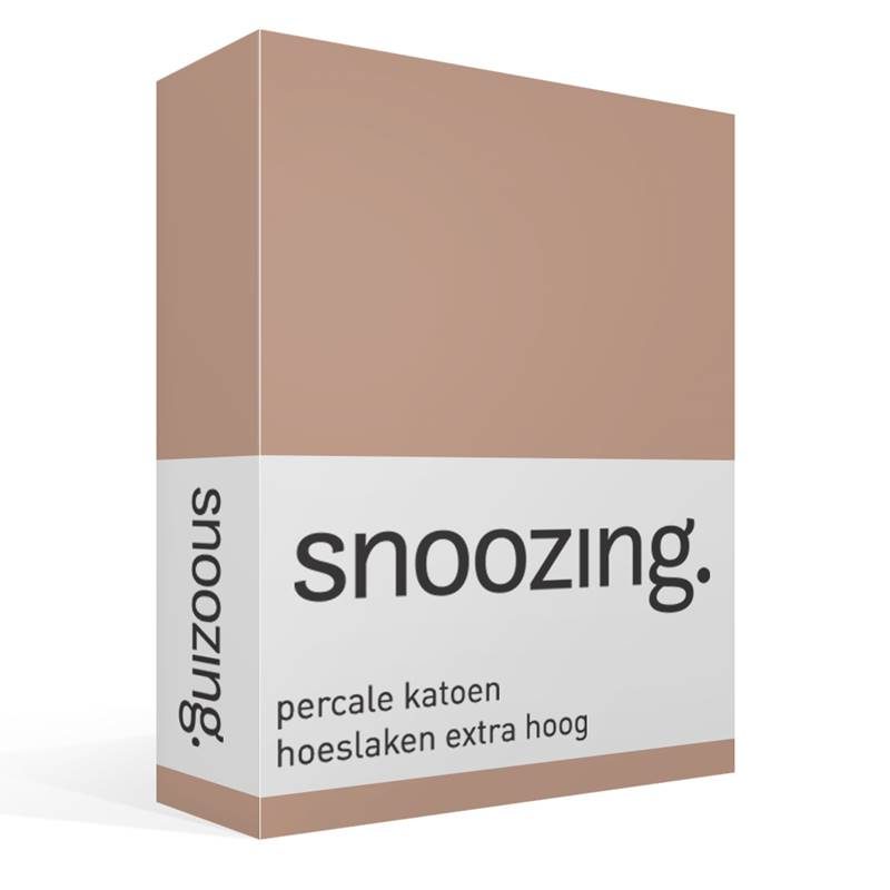 Snoozing drap-housse grand bonnet percale