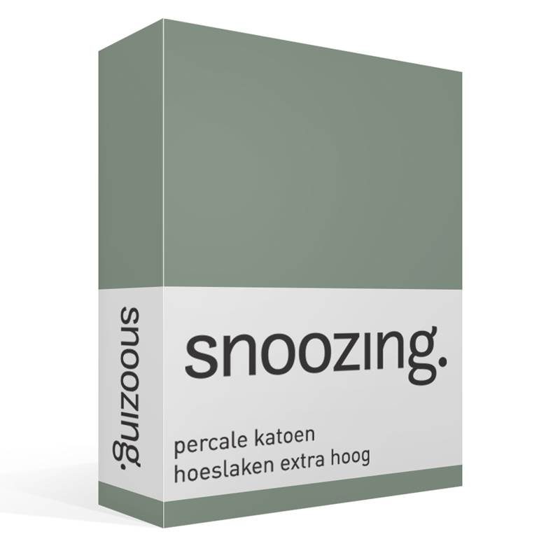 Snoozing drap-housse grand bonnet percale
