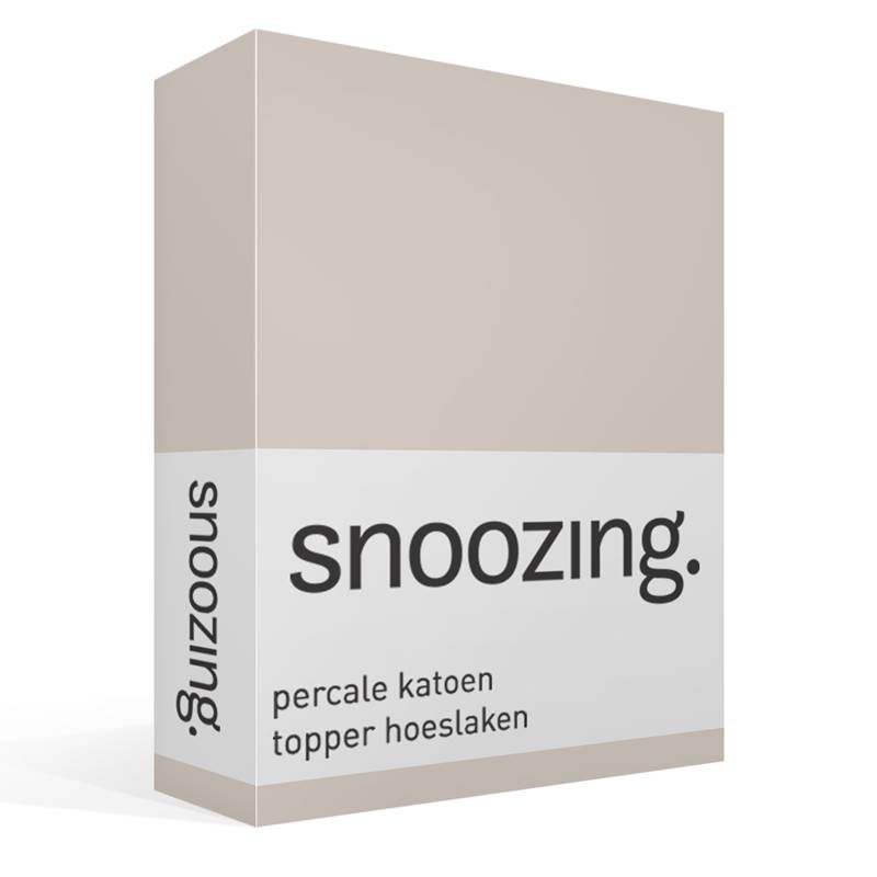Snoozing drap-housse surmatelas percale