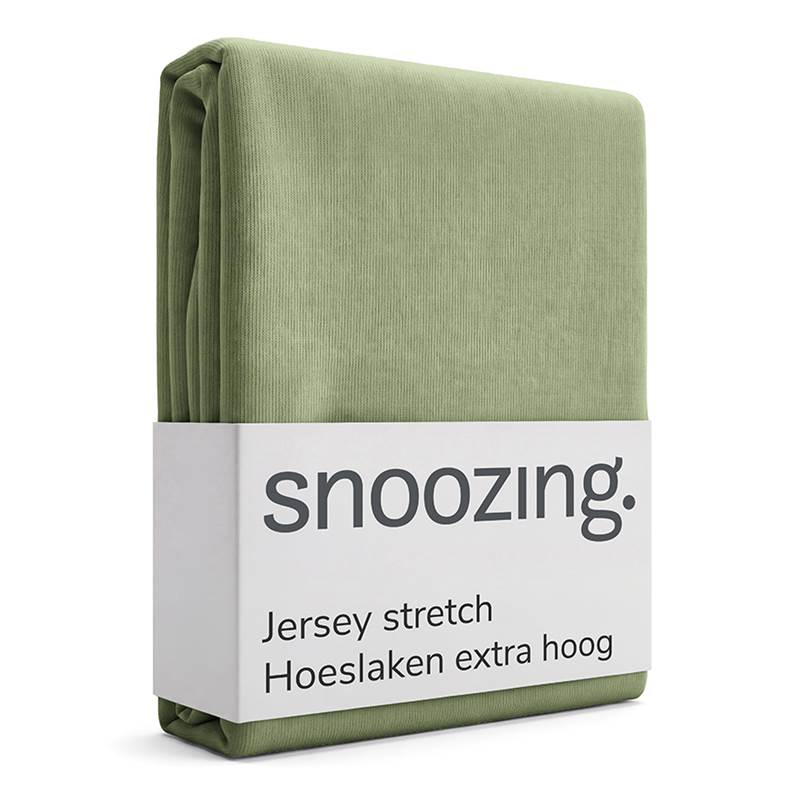 Snoozing drap-housse grand bonnet jersey stretch