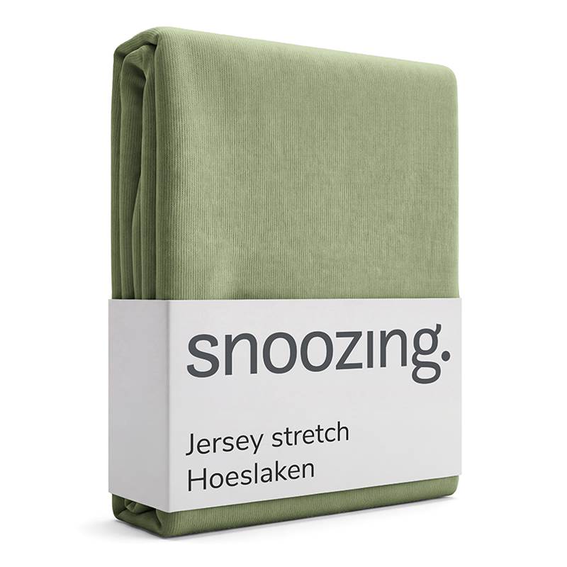 Snoozing drap-housse jersey stretch
