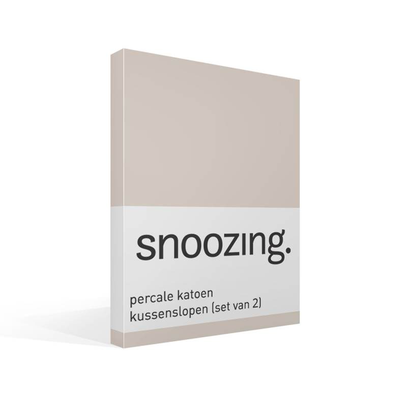 Snoozing taies d’oreiller percale (lot de 2)