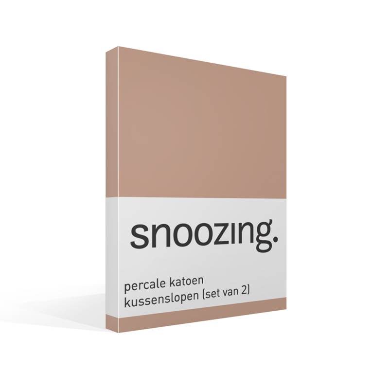 Snoozing taies d’oreiller percale (lot de 2)